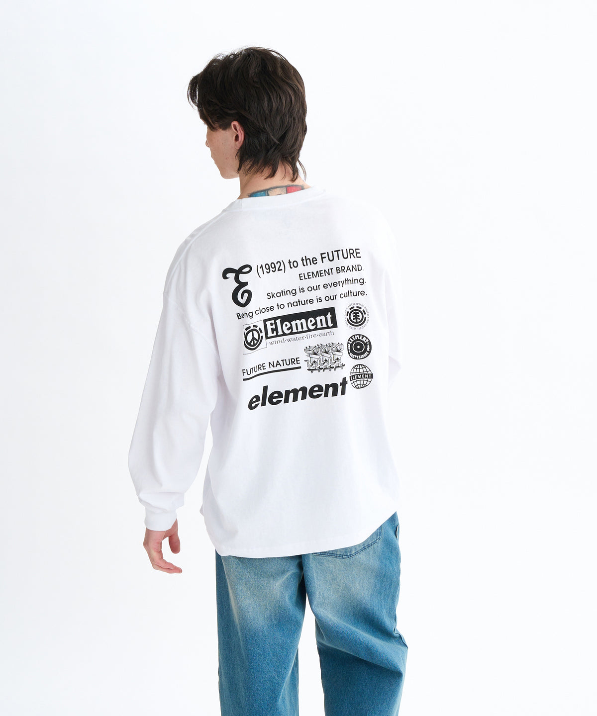 Element Sicks 832 2man ロンT OUTLET】ELEMENT メンズ NUMBER LS ロンT 【2025年秋冬モデル】