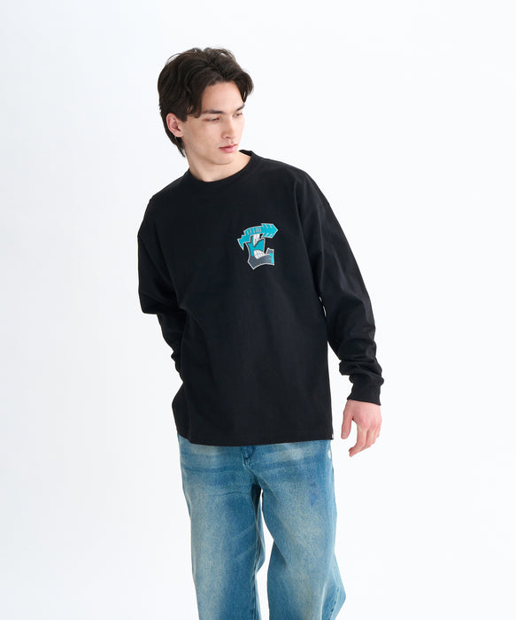 ELEMENT メンズ TAG LS ロンＴ 【2025年秋冬モデル】 FBK / XL