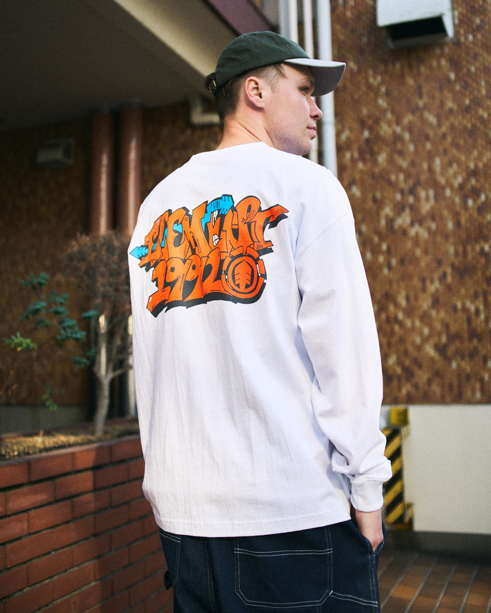 OUTLET FAMILY SALE】ELEMENT メンズ TAG LS ロンT 【2025年秋冬モデル】