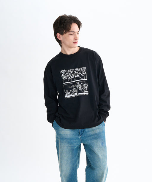 ELEMENT メンズ CAMOCHILL LS ロンＴ 【2025年秋冬モデル】 FBK / XL