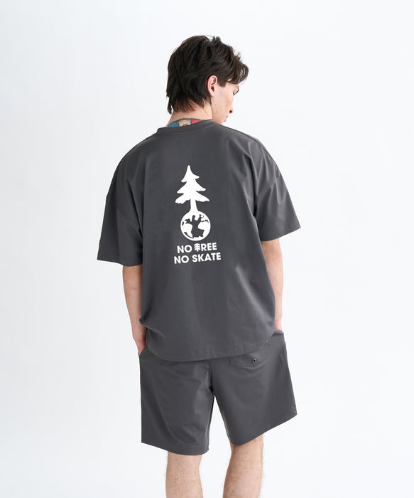 ELEMENT メンズ EARTH SS Tシャツ 【2025年秋冬モデル】 GRY / XL