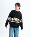 ELEMENT メンズ TAG KNIT セーター 【2025年秋冬モデル】 FBK / XL