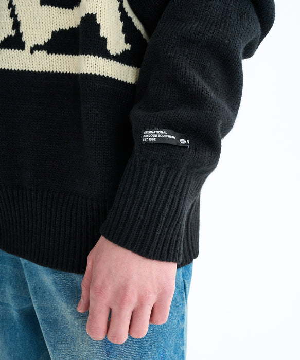 ELEMENT メンズ TAG KNIT セーター 【2025年秋冬モデル】