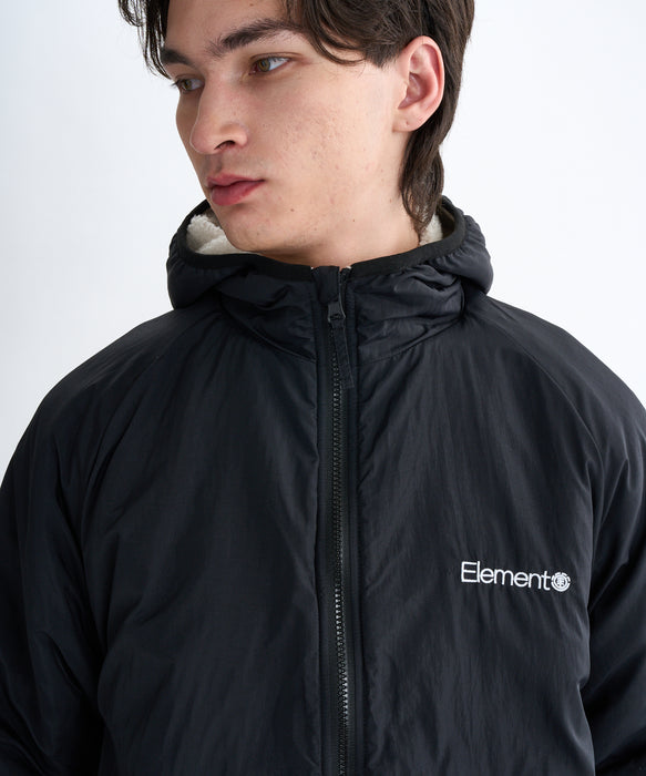 ELEMENT メンズ LACK SHEEP REVESIBLE ジャケット 【2025年秋冬モデル】 WHT / XL