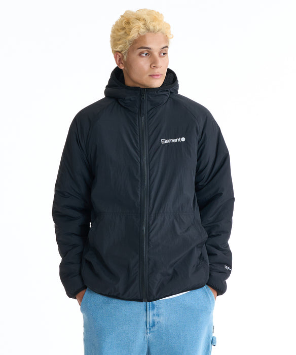 ELEMENT フード付きジャケット 黒/ネイビー SALE】ELEMENT メンズ LACK SHEEP REVERSIBLE JACKET ジャケット