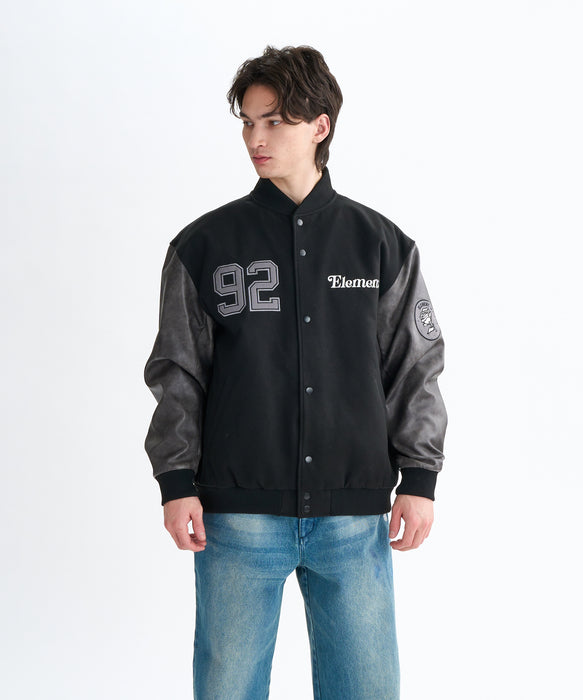 エレメント メンズ STADIUM JACKET ジャケット カジュアルウェア ブラック 黒 送料無料 ELEMENT BF022752 SALE】ELEMENT メンズ STADIUM JACKET ジャケット 【2025年秋冬モデル】
