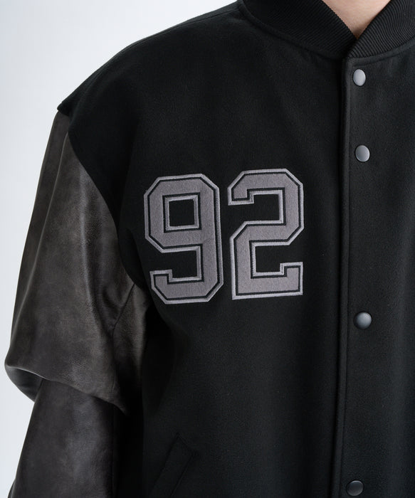ELEMENT メンズ STADIUM JACKET ジャケット 【2025年秋冬モデル】 FBK / XL