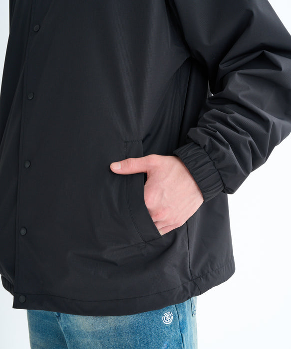 ELEMENT メンズ COACH JACKET ジャケット 【2025年秋冬モデル】 FBK / XL