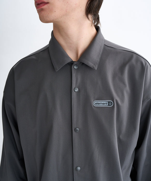 ELEMENT メンズ TREE COACH JACKET ジャケット 【2025年秋冬モデル】 GRY / XL