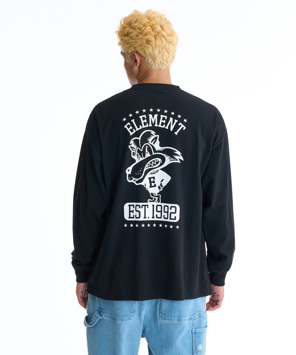 OUTLET】【直営店限定】ELEMENT メンズ LION LS ロンT 【2025年秋冬