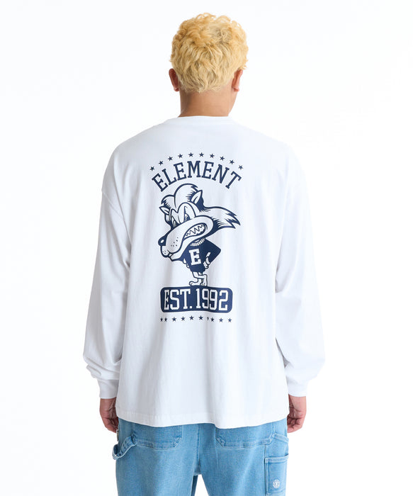 ★美品！ロンジョン★ メンズ　Lサイズ 直営店限定】ELEMENT メンズ LION LS ロンT 【2025年秋冬モデル】