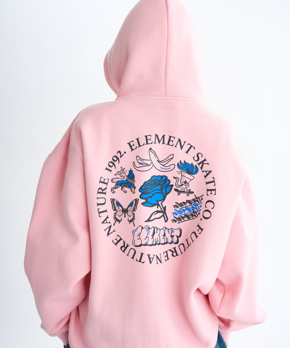 エレメント レディース ESSENTIAL FULL ZIP W パーカー パーカー トップス ホワイト 白 ピンク 送料無料 ELEMENT BF024030 ELEMENT レディース ESSENTIAL FULL ZIP W パーカー 【2025年秋冬モデル】