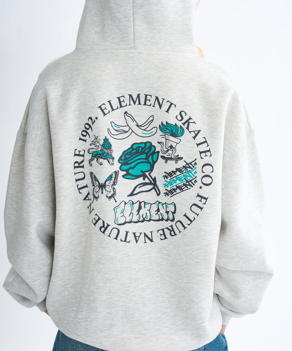 ELEMENT レディース ESSENTIAL FULL ZIP W パーカー 【2025年