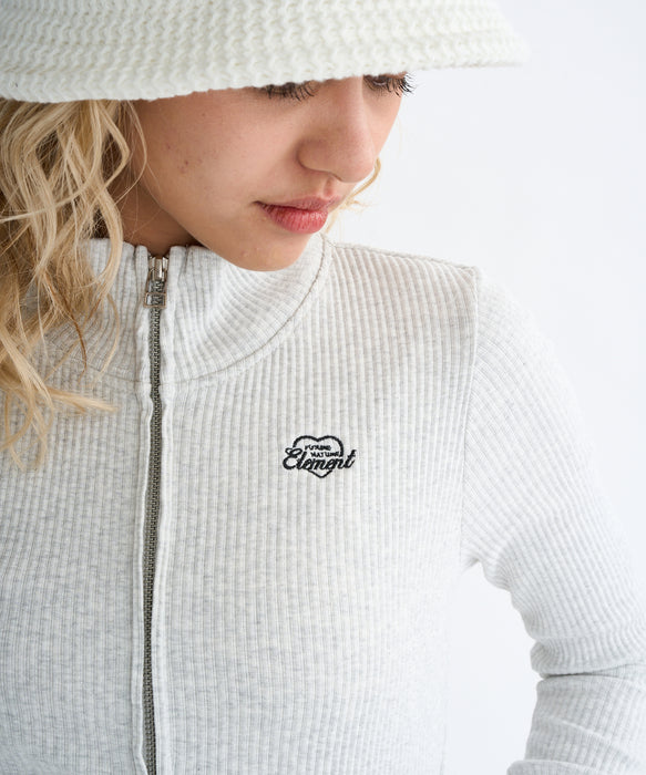 ELEMENT レディース TIGHT RIB FULL ZIP W スウェットジャケット