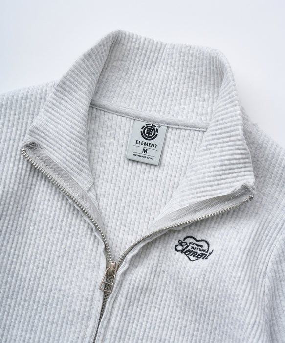ELEMENT レディース TIGHT RIB FULL ZIP W スウェットジャケット