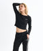 ELEMENT レディース RIB RINGER LS WOMEN ロンＴ 【2025年秋冬モデル】 FBK / M