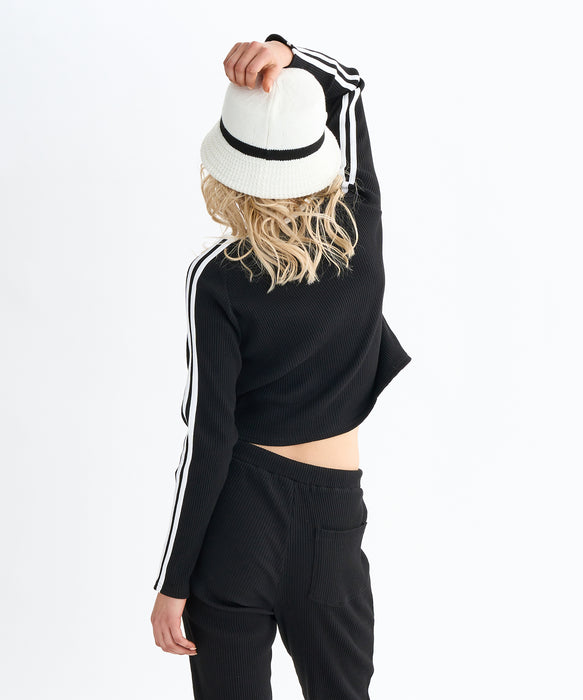 ELEMENT レディース RIB LINE LS WOMEN ロンＴ 【2025年秋冬モデル】 FBK / M