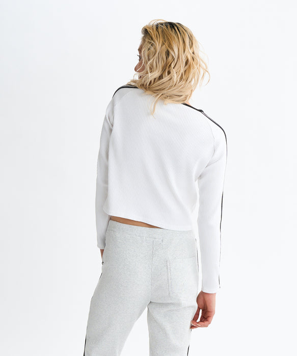 ELEMENT レディース RIB LINE LS WOMEN ロンＴ 【2025年秋冬モデル】 WHT / M
