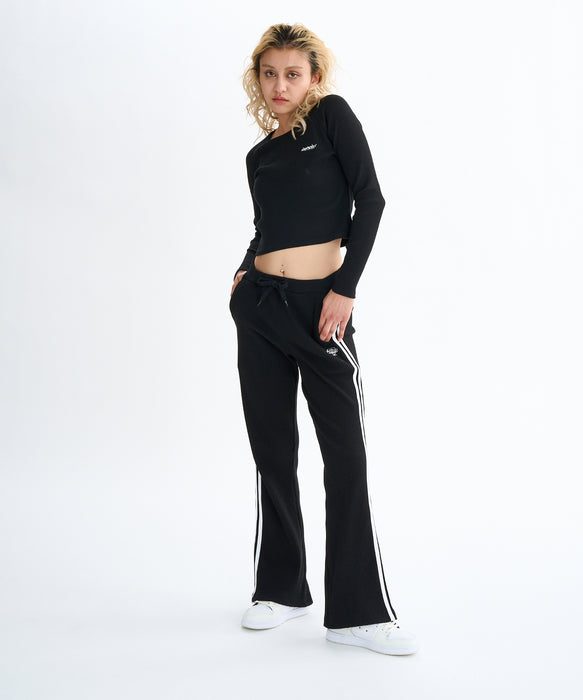 ELEMENT レディース SHOD PANTS RIB WOMEN ロングパンツ 【2025年秋冬モデル】 FBK / M
