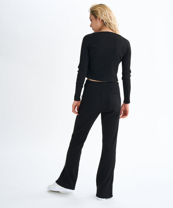 ELEMENT レディース SHOD PANTS RIB WOMEN ロングパンツ 【2025年秋冬モデル】 FBK / M