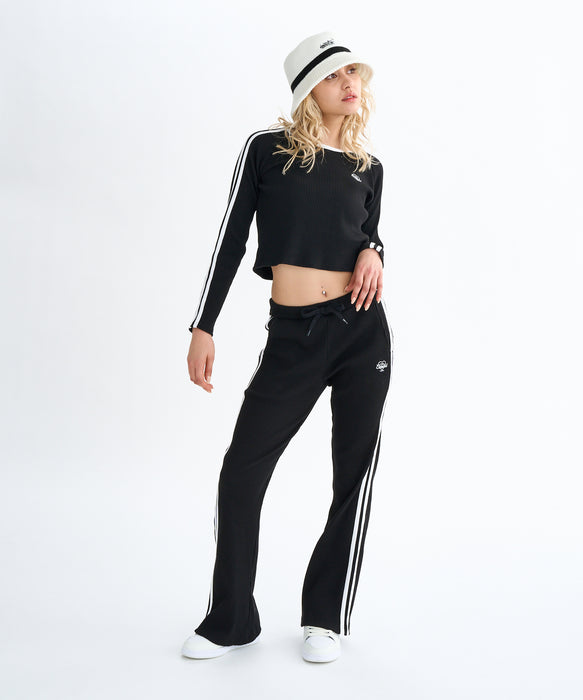 ELEMENT レディース SHOD PANTS RIB WOMEN ロングパンツ 【2025年秋冬モデル】 FBK / M