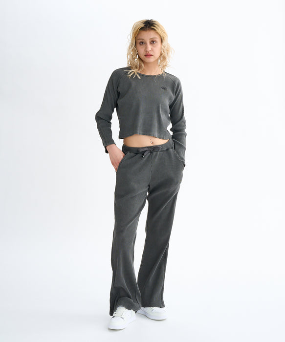 ELEMENT レディース SHOD PANTS RIB WOMEN ロングパンツ 【2025年秋冬モデル】 SBK / M