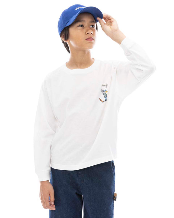 ELEMENT キッズ VAN YAHMAN LS YOUTH ロンＴ 【2025年春夏モデル】 WHT / XL/155-165