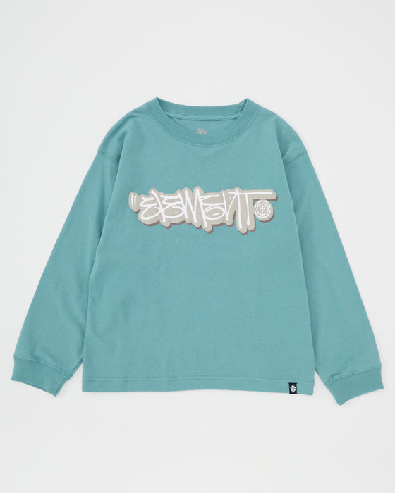 ELEMENT キッズ TAG LS YOUTH ロンＴ 【2025年春夏モデル】 MBL / XL/155-165