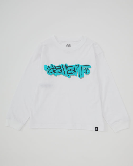 ELEMENT キッズ TAG LS YOUTH ロンＴ 【2025年春夏モデル】 WHT / XL/155-165