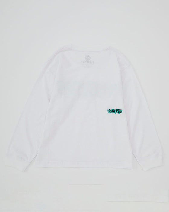 ELEMENT キッズ TAG LS YOUTH ロンＴ 【2025年春夏モデル】 WHT / XL/155-165