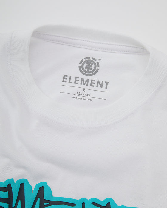 ELEMENT キッズ TAG LS YOUTH ロンＴ 【2025年春夏モデル】 WHT / XL/155-165