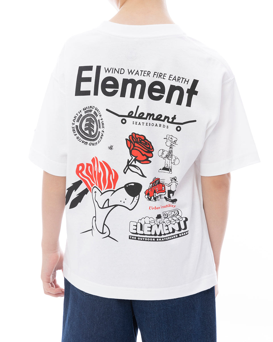 OUTLET FAMILY SALE】ELEMENT キッズ AGE OF SS YOUTH Tシャツ 【2025