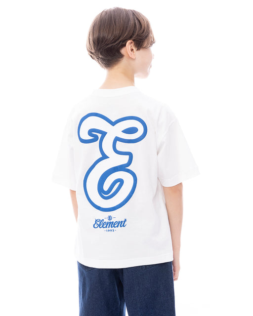 ELEMENT キッズ TEAM SS YOUTH Tシャツ 【2025年春夏モデル】 WHT / XL/155-165