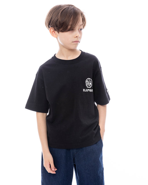 ELEMENT キッズ TIMBER 3 SS YOUTH Tシャツ 【2025年春夏モデル】 FBK / XL/155-165