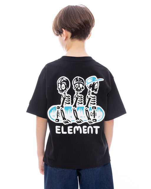 ELEMENT キッズ TIMBER 3 SS YOUTH Tシャツ 【2025年春夏モデル】 FBK / XL/155-165