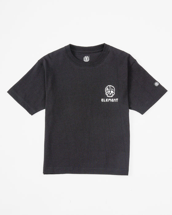 ELEMENT キッズ TIMBER 3 SS YOUTH Tシャツ 【2025年春夏モデル】 FBK / XL/155-165