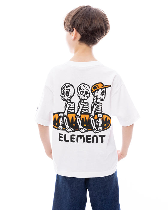 ELEMENT キッズ TIMBER 3 SS YOUTH Tシャツ 【2025年春夏モデル】 WHT / XL/155-165