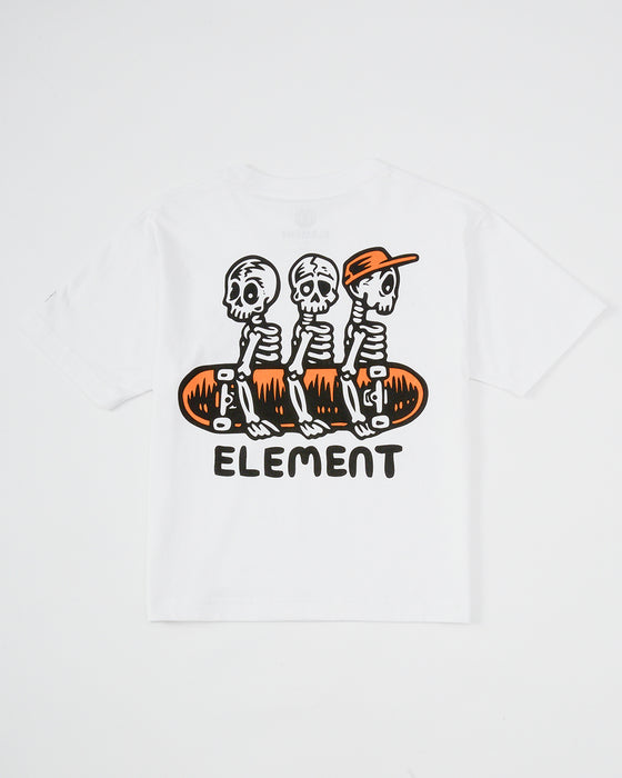 ELEMENT キッズ TIMBER 3 SS YOUTH Tシャツ 【2025年春夏モデル】 WHT / XL/155-165