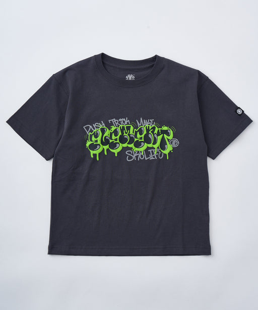 ELEMENT キッズ TAGGING SS YOUTH Tシャツ 【2025年春夏モデル】 CHA / XL/155-165