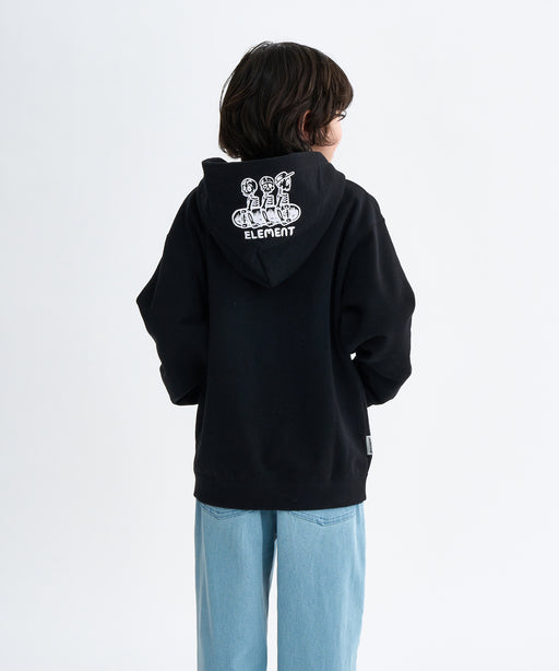 ELEMENT キッズ TIMBER 3 ZIP HOOD YO パーカー 【2025年秋冬モデル】 FBK / XL/155-165