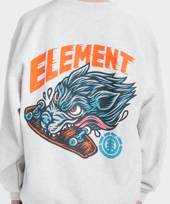 ELEMENT キッズ TIMBER WOLF CREW YOU トレーナー 【2025年秋冬モデル】