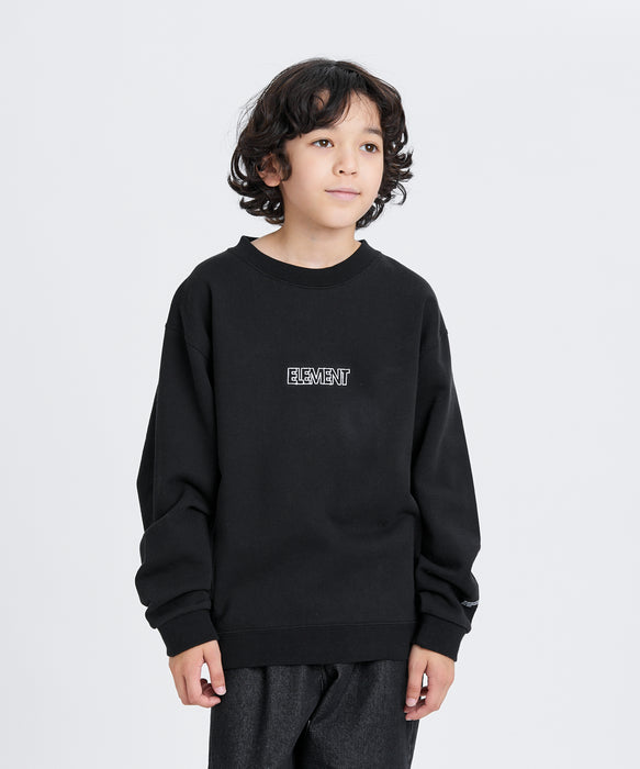 ELEMENT キッズ KICK FLIPPER CREW YOUTH トレーナー 【2025年秋冬モデル】