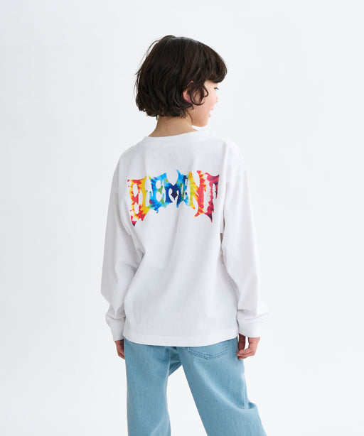 ELEMENT キッズ ARCH LS YOUTH ロンＴ 【2025年秋冬モデル】 WHT / XL/155-165