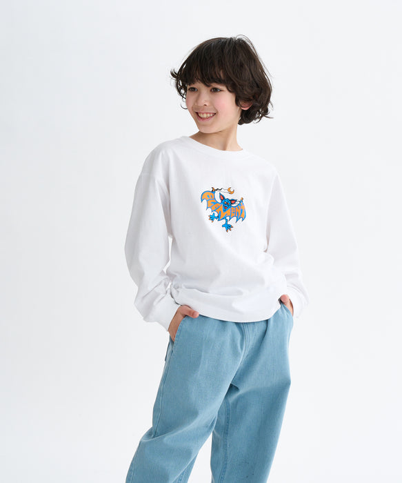 ELEMENT キッズ BAT LS YOUTH ロンＴ 【2025年秋冬モデル】 WHT / XL/155-165