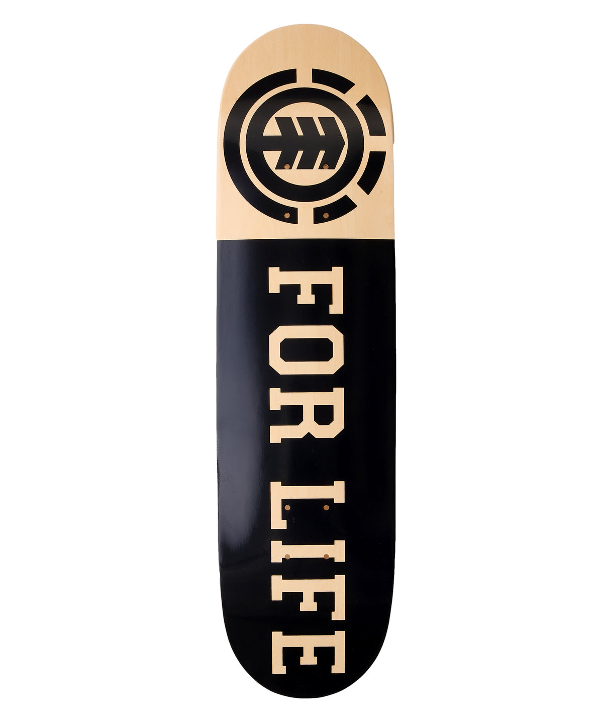 OUTLET】ELEMENT スケートボード 《7.75 inch》 FOR LIFE BLACK キッズ
