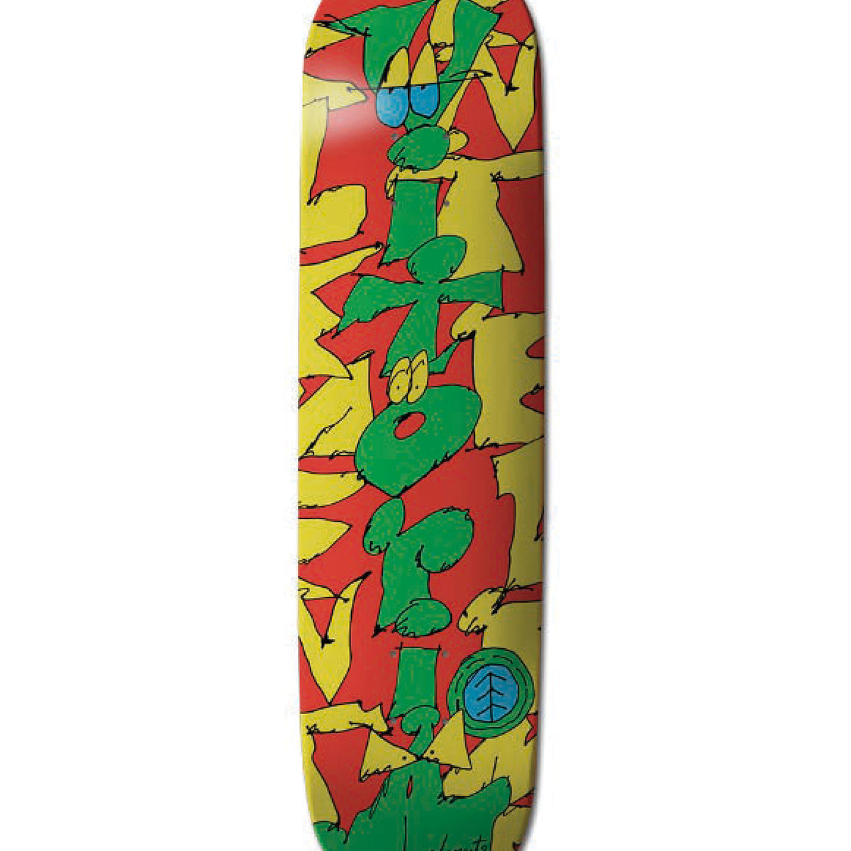 スケートボード　デッキ　裏庭　420 ディージーケー DGK PRODECKS CAGED/STEVIE 8.06 スケートボード