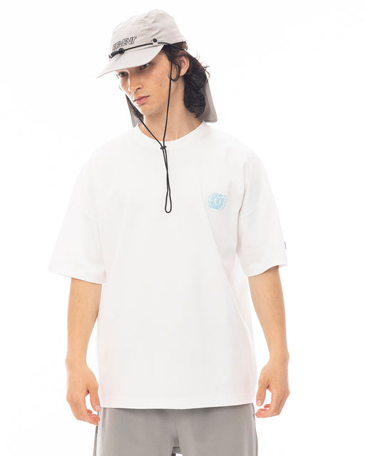 ELEMENT メンズ STRAIGHT BACK SS Tシャツ 【2025年夏モデル】 WHT / XL
