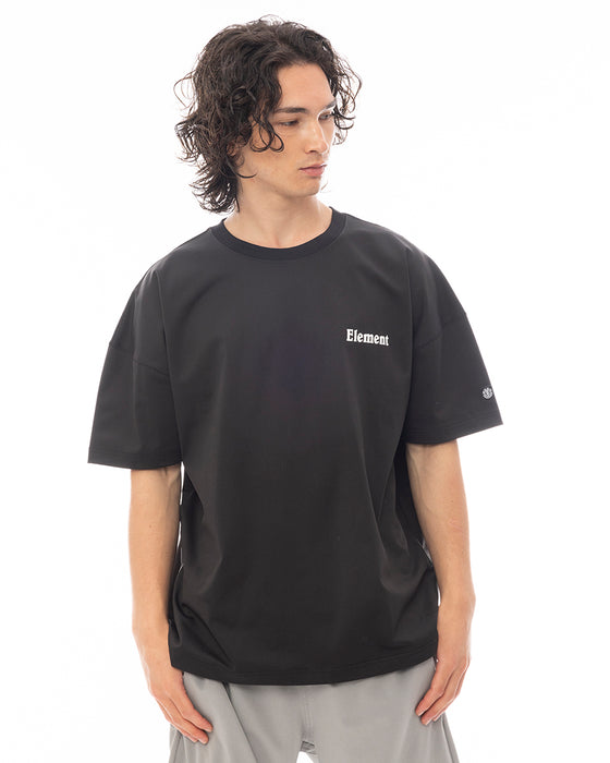 ELEMENT メンズ FLAME SS Tシャツ 【2025年夏モデル】 FBK / XL