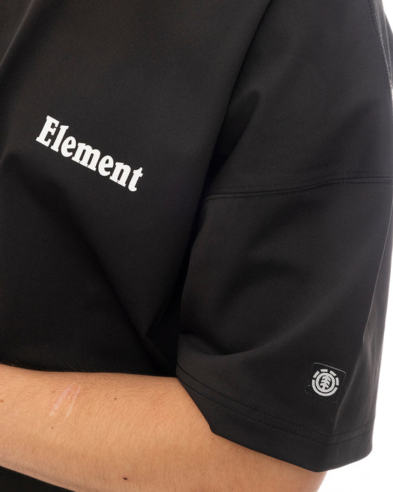 ELEMENT メンズ FLAME SS Tシャツ 【2025年夏モデル】 FBK / XL