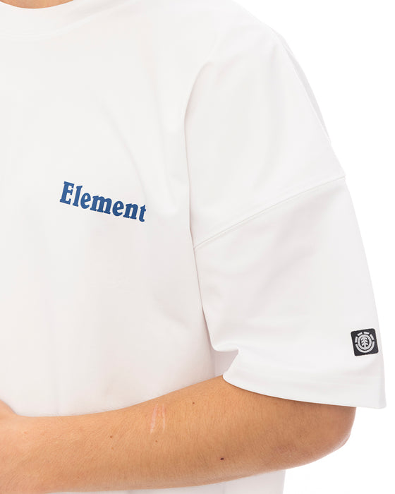 ELEMENT メンズ FLAME SS Tシャツ 【2025年夏モデル】 WHT / XL